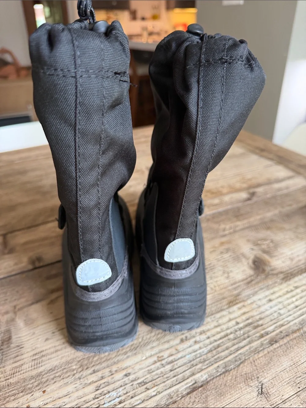 Kamik Black Kids Insulated Snow Boots